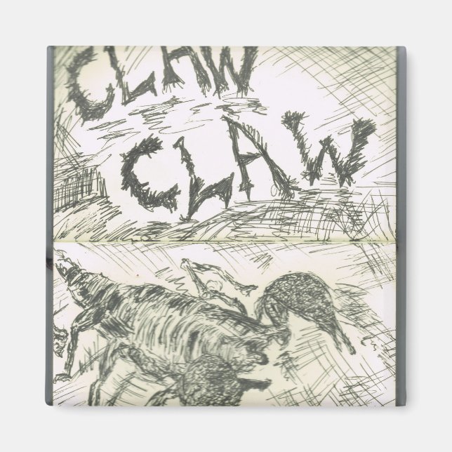 Aimant Claw claw encre scorpion (Devant)