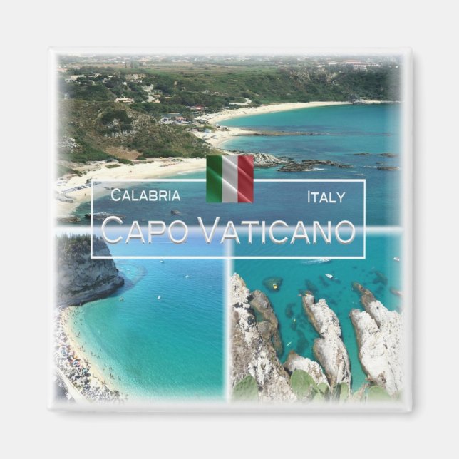 Aimant CLB016 CAPO VATICANO, Calabre, Italie, Frigo (Devant)