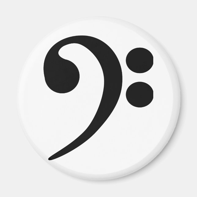Aimant Clé de Fa (Devant)