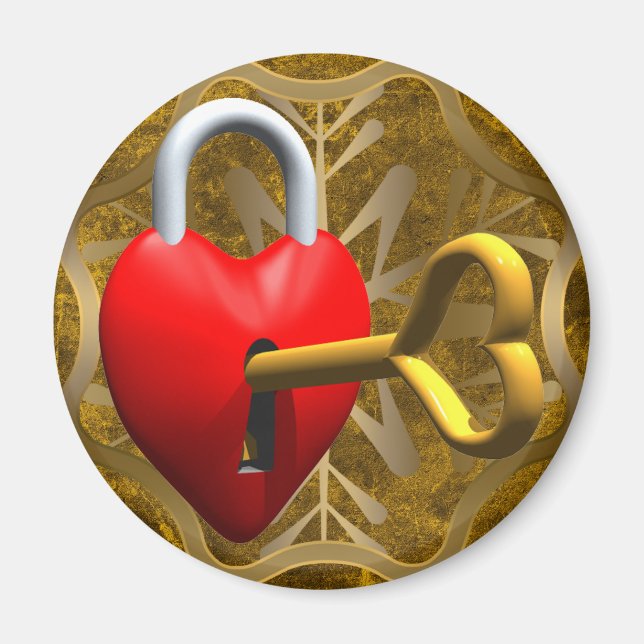 Aimant Clé de mon coeur (Devant)