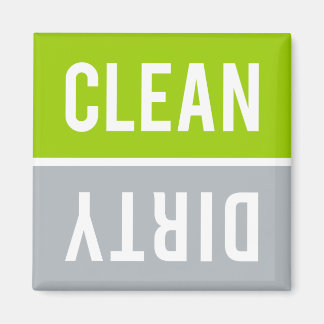 Aimant Clean Dirty Lime