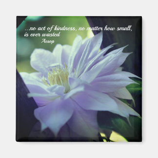 Aimant Clematis Flower Kindness Inspiration