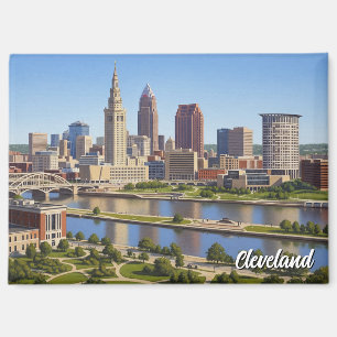 Aimant Cleveland Horizon d'Ohio