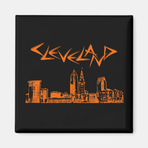 Aimant Cleveland Skyline