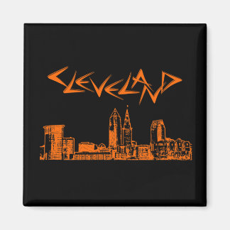 Aimant Cleveland Skyline