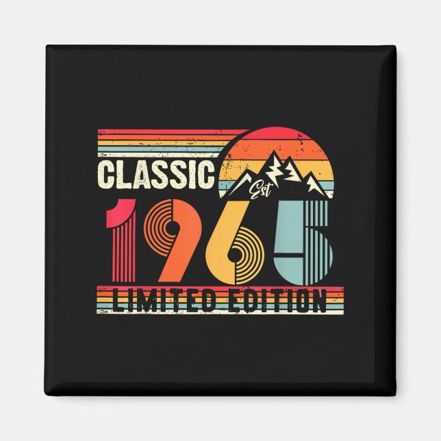 Aimant Clic 1965 Limited Edition 60 Year Old 60th Birthda (Devant)