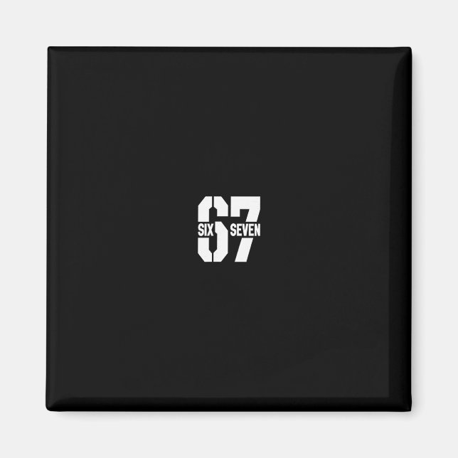 Aimant Clic 67 Mème - J'aime Six Sept 1  (Devant)