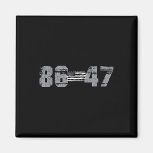 Aimant Clic Vintage 80s Style 86 47 Anti Trump 8647 _1