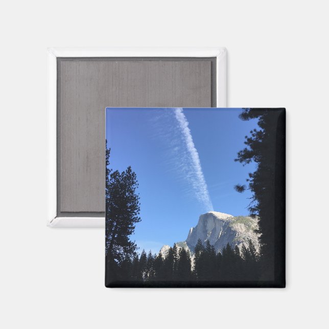 Aimant Cliffside Cloud Yosemite Blue Color Photographie (Recto/Verso)