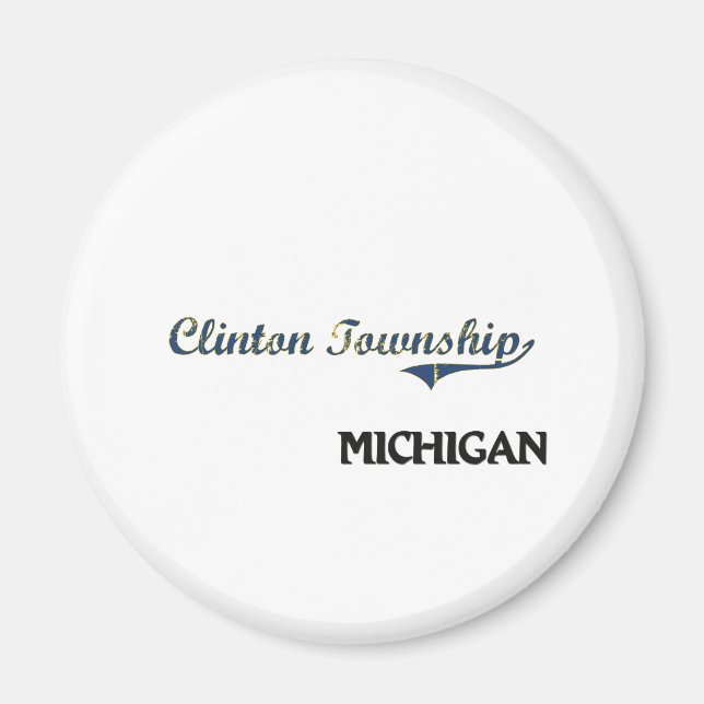Aimant Clinton Township Michigan City Classic (Devant)