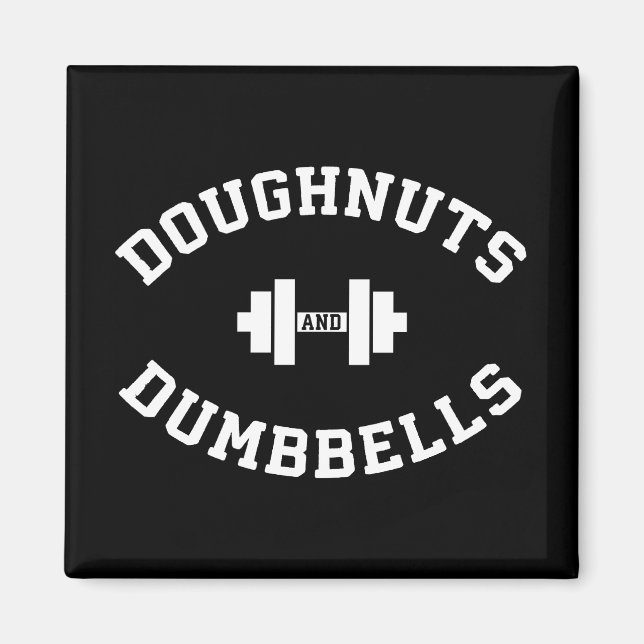 Aimant Clochettes Et Doughnut - Drôle Exercice De Gym (Devant)
