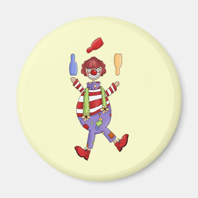 Aimant Clown de cirque (Devant)