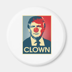 Aimant CLOWN de Donald Trump -- Anti-Atout 2016 -