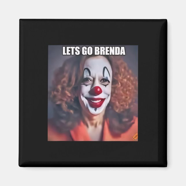 Aimant Clown Go Go Brenda 1 (Devant)