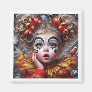 Aimant clown lunaire - Délicieux et unique