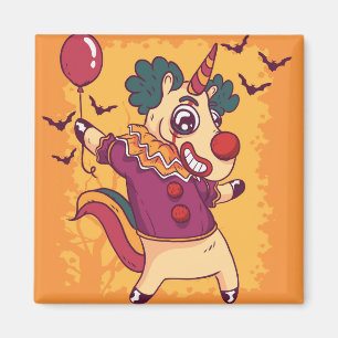 Aimant Clown Unicorn