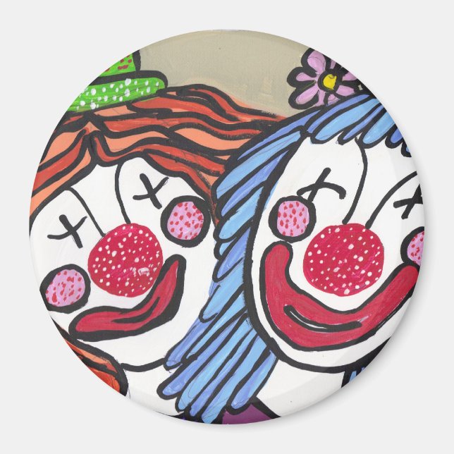 Aimant Clowns autour (Devant)