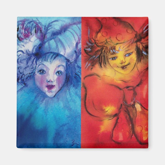 Aimant CLOWNS COLLECTION / Venetian Masquearde Ball (Devant)