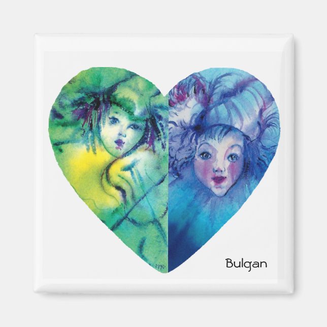 Aimant CLOWNS COLLECTION / Venetian Masquearde Ball (Devant)