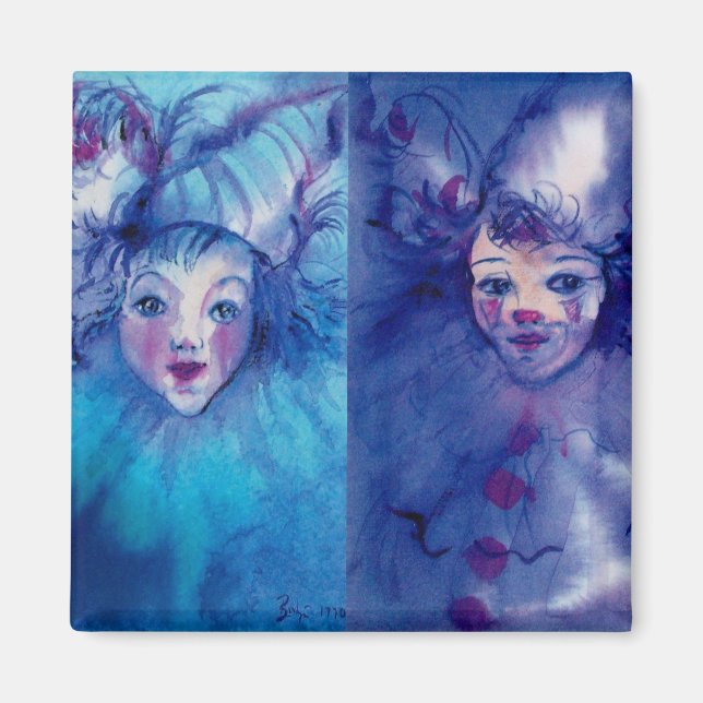 Aimant CLOWNS COLLECTION / Venetian Masquearde Ball (Devant)