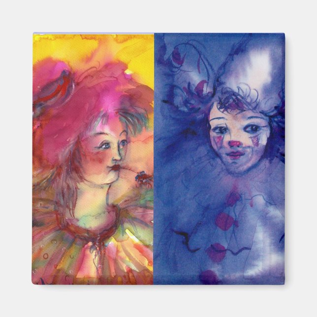 Aimant CLOWNS COLLECTION / Venetian Masquearde Ball (Devant)