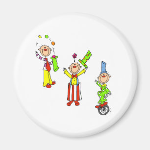 Aimant Clowns de Cirque