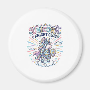 Aimant Club Chevalier Licorne Imprimé Prêt Vêtements Grap