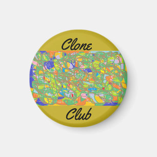 Aimant Club clone abstrait de Orphan Black