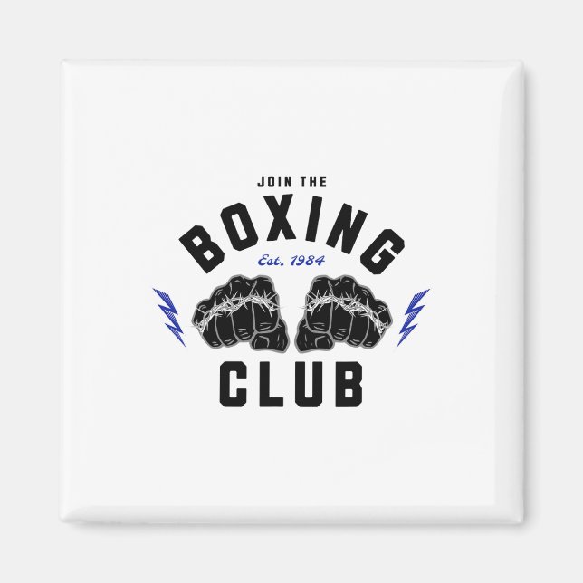 Aimant Club de boxe 1 (Devant)