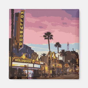 Aimant club de Californie violet los angeles