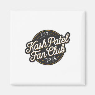 Aimant Club de fans de Kash Patel Ét. 2025 Logo Vintage T