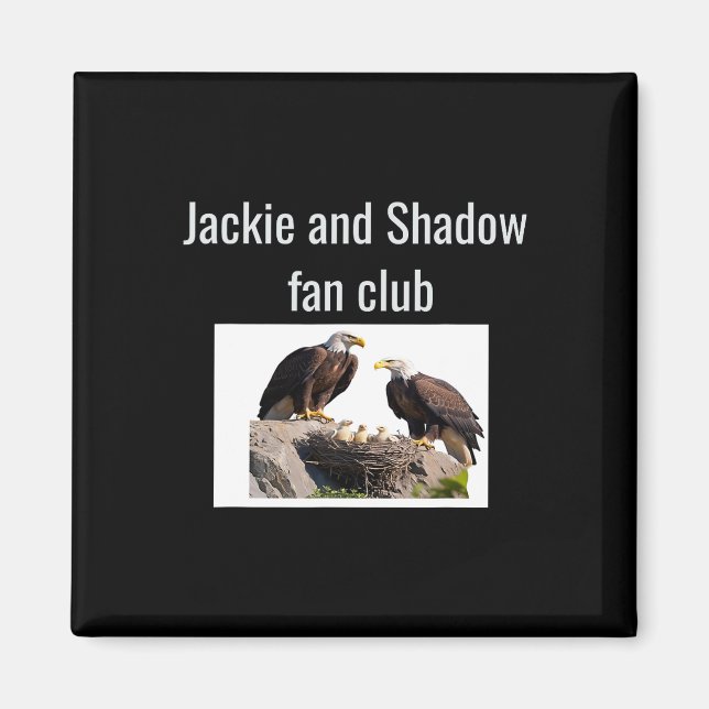 Aimant Club de fans Jackie et Shadow Eagles  (Devant)