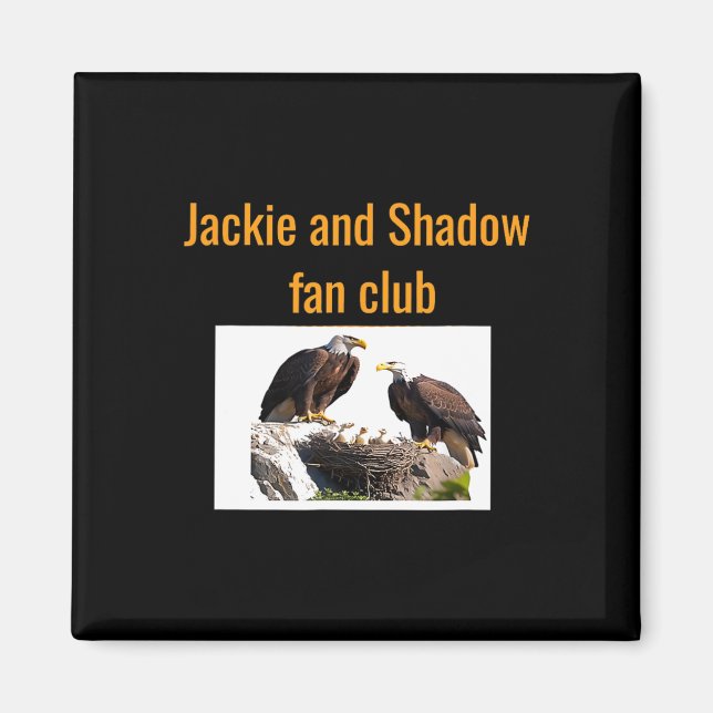 Aimant Club de fans Jackie et Shadow Eagles  (Devant)