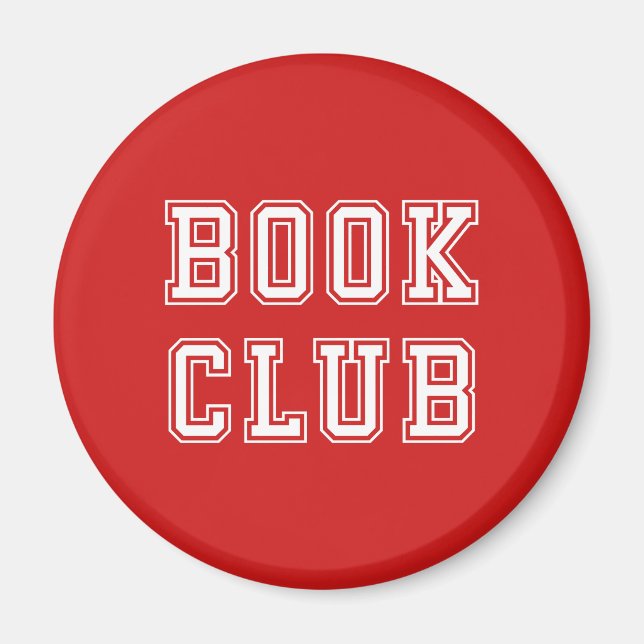 Aimant Club de livres de style variable avec couleur modi (Devant)