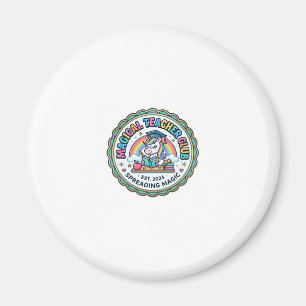 Aimant Club de professeur magique licorne drôle cadeau mi