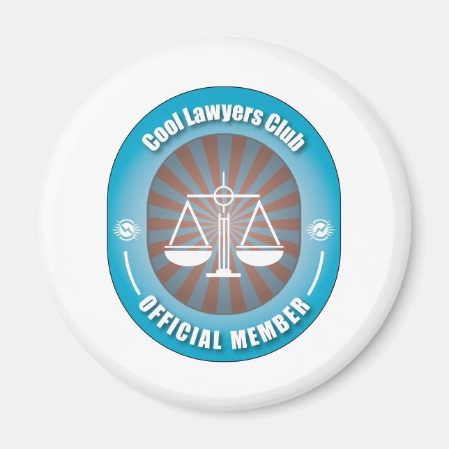 Aimant Club des avocats cool (Devant)