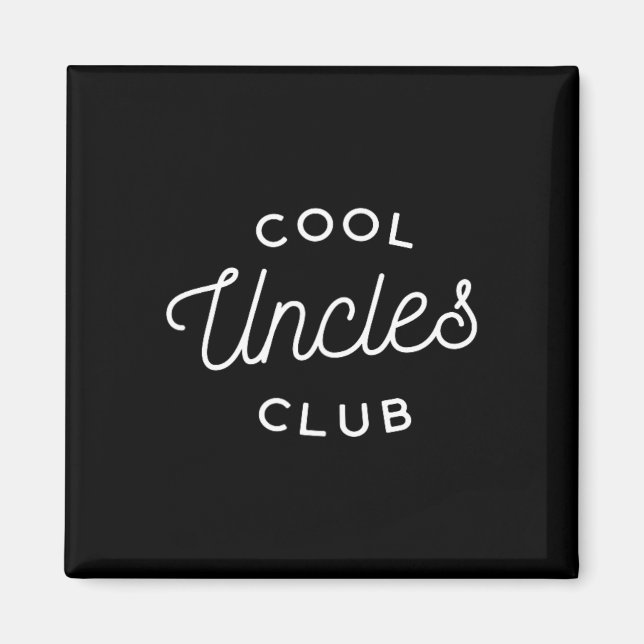 Aimant Club des oncles cool (Devant)