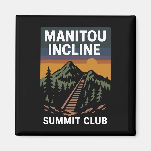Aimant Club du sommet de Manitou Incline  (Devant)