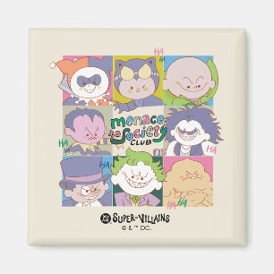 Aimant Club graphique de la menace des super-vilains de D