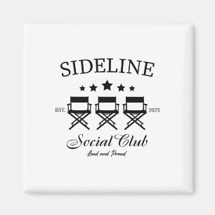 Aimant Club Social de la Ligne Latérale Fier et Fort Mama