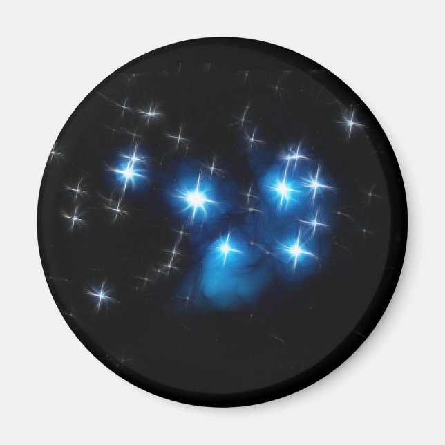 Aimant Cluster Pleiades Blue Star (Devant)