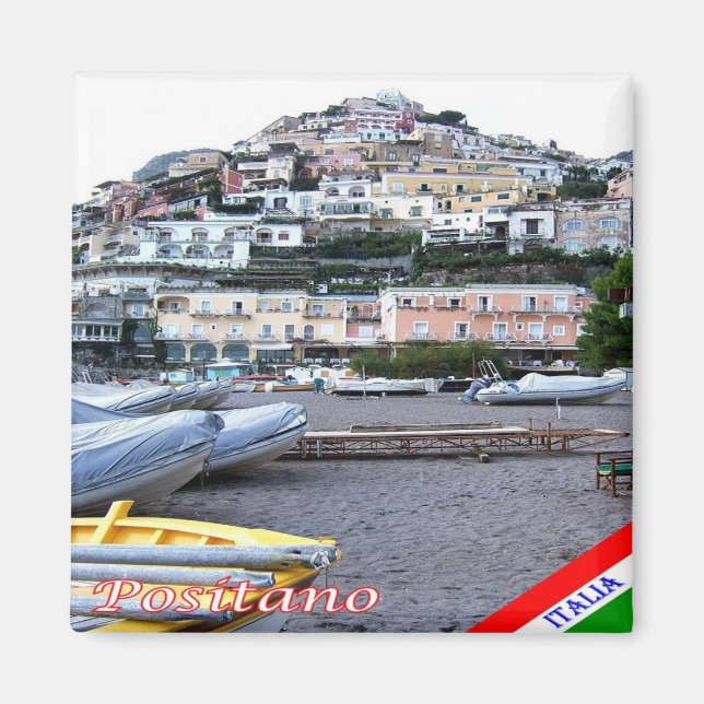 Aimant CMP044 POSITANO, CÔTE AMALFI, Italie, Réfrigérateu (Devant)