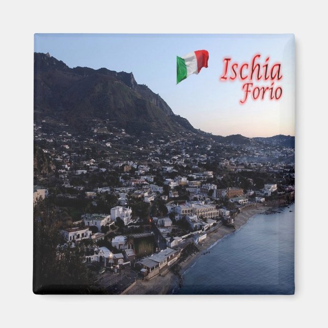 Aimant CMP077 ISCHIA, Forio, Campanie, Italie, Frigo (Devant)