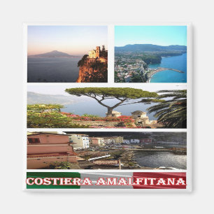 Aimant CMP094 CÔTE AMALFI, Mosaïque, Italie, Frigo
