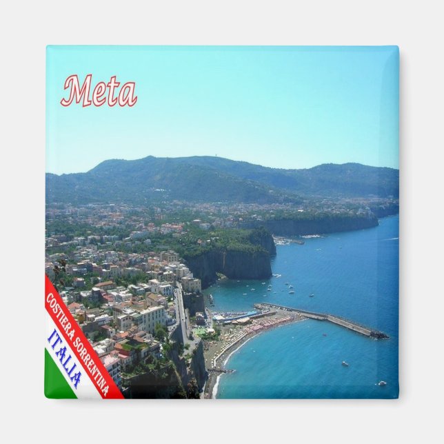 Aimant CMP105 CÔTE AMALFI, META, Italie, Frigo (Devant)