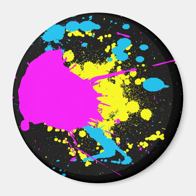 Aimant CMYK Splash (Devant)