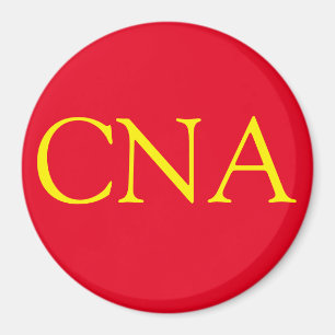 Aimant CNA jaune rouge