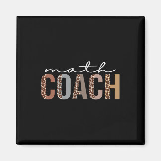Aimant Coach Math Leopard Appréciation Amusement Pour Les