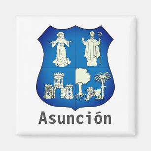 Aimant Coat of Arms of Asunción, Paraguay