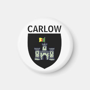 Aimant Coat of Arms of Carlow (town), Republic of Ireland